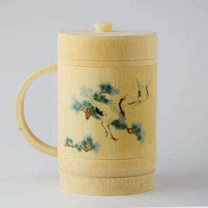 Hand made bamboo mug