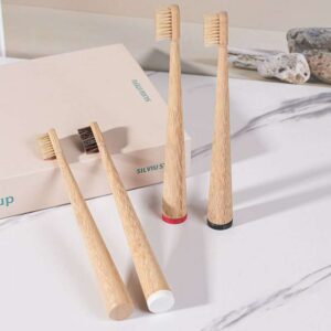 wooden tooth brush set